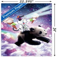 James Booker - Lazer Çılgın Uzay Kedisi Duvar Posteri, 22.375 34