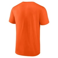 Erkek Fanatikleri Markalı Turuncu Detroit Tigers Süpürme T-Shirt