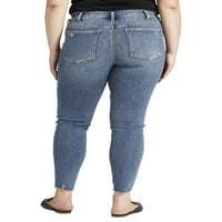 Gümüş Jeans A.Ş. Kadın Artı Boyutu En Çok Aranan Orta Rise Skinny Jeans Bel boyutları 12-24