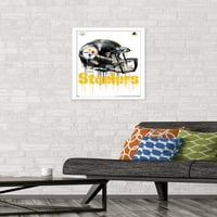 Pittsburgh Steelers - Damla Kask Duvar Posteri, 14.725 22.375