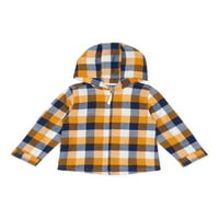 Wonder Nation Yürümeye Başlayan Çocuk Flanel Kapüşonlu Sweatshirt