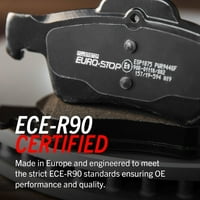 Güç Durdurma Ön ve Arka Euro-Stop ECE-R Sertifikalı Fren Balatası ve Rotor Kiti ESK Uyar Volkswagen Touareg