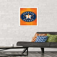 Houston Astros - Logo 16.5 24.25 Çerçeveli Poster