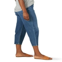 Lee Heritage Kadın Namlulu Kırpılmış Kot Pantolon