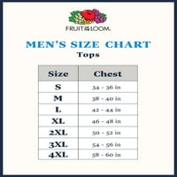 Meyve Tezgah erkek Kurtarma Sürdürülebilir pamuklu tişört, Boyutları S-2XL