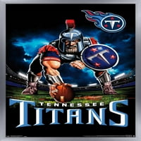 Tennessee Titans - Nokta Duruşu Duvar Posteri, 14.725 22.375