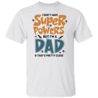 Grafik Amerika babalar Günü Komik Süper Güçler Gömlek Baba erkek tişört