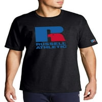 Russell Atletik erkek Büyük ve Uzun Boylu Büyük Logo grafikli tişört, Boyutları LT-6XL