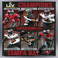 Tampa Bay Buccaneers-Hatıra Süper Kase LV Şampiyonlar Duvar Posteri, 22.375 34