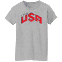 Grafik Amerika Vatansever Takım ABD Olimpiyatları kadın grafikli tişört