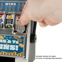 Slot Makinesi Coin Bankası- Gerçekçi Elektronik Mini Masa Üstü Yenilik Oyuncak