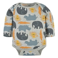 Gerber Bebek Erkek Uzun Kollu Onesies Marka Bodysuits