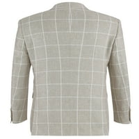 Erkek Klasik Fit Yumuşak Blazer Takım Elbise Ayrı Ceket Yaz Rahat Keten Pamuk Spor Ceket Erkekler için