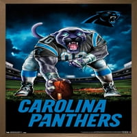 Carolina Panthers-Nokta Duruşu Duvar Posteri, 14.725 22.375