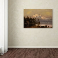 Ticari Marka Güzel Sanatlar Dağ Kanosu Albert Bierstadt'tan Tuval Sanatı