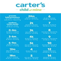 Carter'ın çocuğum Bebek Erkek ve Kız Kısa Kollu Bodysuits