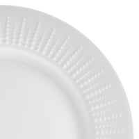 Pfaltzgraff Cassie 12 Parça Yemek Takımı Seti Kabartmalı Porselen Beyaz