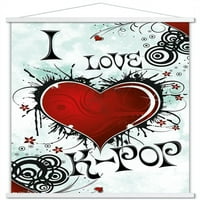 Aşk K-POP Duvar Posteri, 22.375 34
