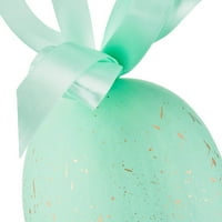 Doğal Benekli Turkuaz Paskalya Yumurtası Süslemesini Kutlamanın Yolu