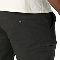 Lee® Erkek Büyük ve Uzun Boylu Aşırı Konfor Kanvas Düz Bacak Kargo Pantolonu
