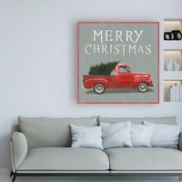 James Wiens tarafından Marka Güzel Sanatlar 'Noel Affinity XI Merry Christmas' Tuval Sanatı