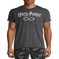 Harry Potter İkonik Gözlük erkek ve Büyük erkek grafikli tişört