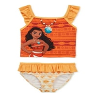 Moana Bebek ve Yürümeye Başlayan Kız Tankini Mayo, Beden 12M-5T