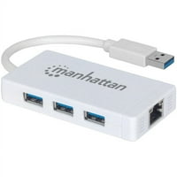 Manhattan® 3-bağlantı noktası 3. Gigabit Ethernet Adaptörlü Hub