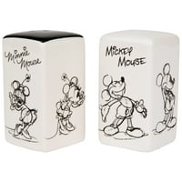 Mickey Mouse Disney Mickey ve Minnie Mouse Dikdörtgen Tuzluk ve biberlik