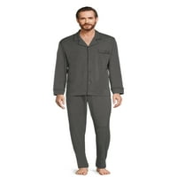 Hanes Erkek Ultrasoft Nefes Alabilen Pamuklu Modal Streç Örme Pijama Takımı, 2 Parça, Beden S-5XL