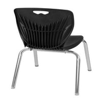 Kee 36 Kare Yüksekliği Ayarlanabilir Sınıf Masası - Gri ve Andy 18-Yığın Sandalyelerde- Siyah