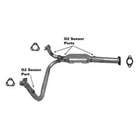 Catco CARB Uyumlu Doğrudan Fit Katalitik Konvertör Seçime uyar: 1996-CHEVROLET GMT-400, 1996- GMC SİERRA