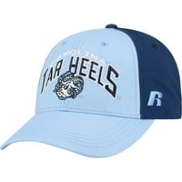 Erkekler Russell Athletic Carolina Mavi Lacivert Kuzey Carolina Katran Topuklu Tastic Ayarlanabilir Şapka - OSFA