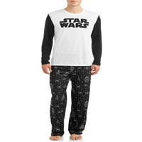 Star Wars erkek Eşleşen Aile 2 Parçalı Uyku Seti, Boyutları S-2XL, Erkek Pijama