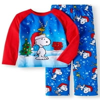 Snoopy Yılbaşı Pijama Uyku Seti