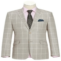 Erkek Klasik Fit Yumuşak Blazer Takım Elbise Ayrı Ceket Yaz Rahat Keten Pamuk Spor Ceket Erkekler için