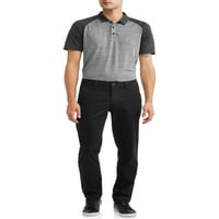 Bölünmüş Etiket erkek Renk Bloğu Performans Polo Gömlek