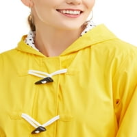 İklim Kavramları kadın Kapşonlu Geçiş Yağmur Slicker Ceket