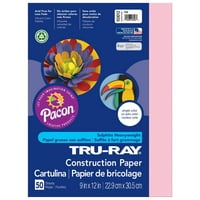 Pacon® Tru-Ray® İnşaat Kağıdı, 9 12