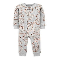 Küçük Gezegen carter'ın Bebek ve Yürümeye Başlayan Çocuklar Rahat Fit Pamuk 1 Parça Ayaksız Uyuyan Pijama