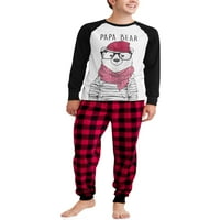 Aile Pijamaları Papa bear aile uyku pijamaları, 2 parçalı set