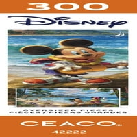 Hawaii'de Ceaco 300 Parçalı Thomas Kinkade Disney Mickey ve Minnie Birbirine Kenetlenen Yap-Boz