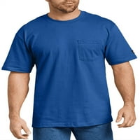 Hakiki Dickies Erkek ve Büyük Erkek Kısa Kollu Hi-Vis Ağır T-Shirt, 2-Pack