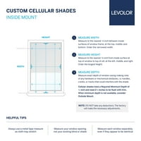 Custom Essentials Koleksiyonu, kablosuz ışık filtreleme hücresel gölge, açık gri, 58 Genişlik 72 Uzunluk